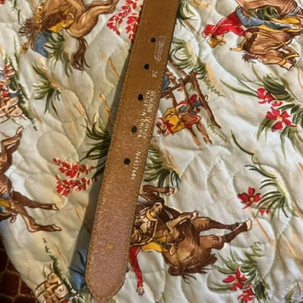 Leather Cowboy Belt for Boys